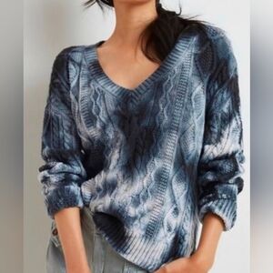 Pilcro Tie Dyed Joni Cotton Sweater S